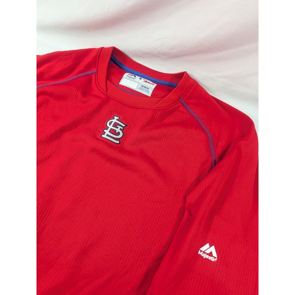 Vintage MLB Authentic Majestic Therma-Base St. Louis Cardinals Pullover Mens M